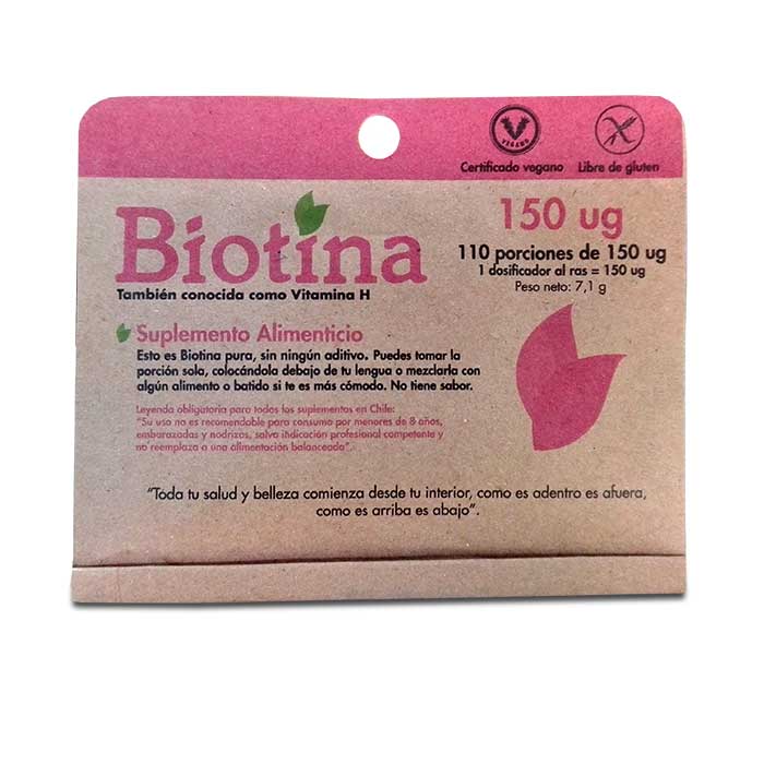 Biotina - apta para veganos