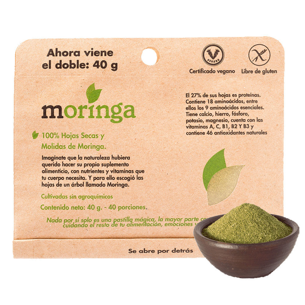 Moringa en polvo - Dulzura Natural - Click en la imagen para cerrar