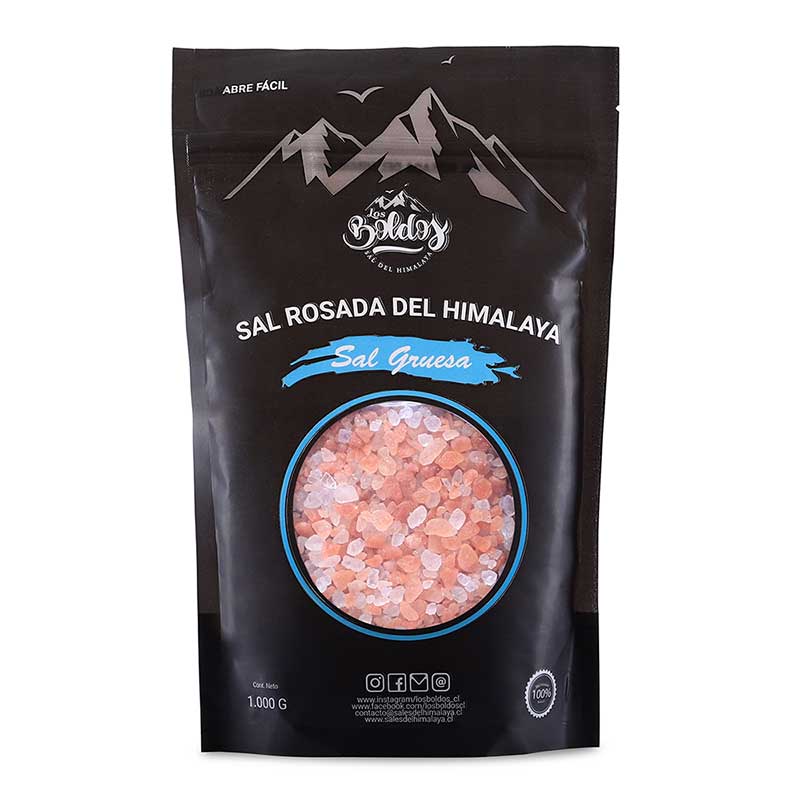 Sal Rosada del Himalaya 1 kilo - Los Boldos