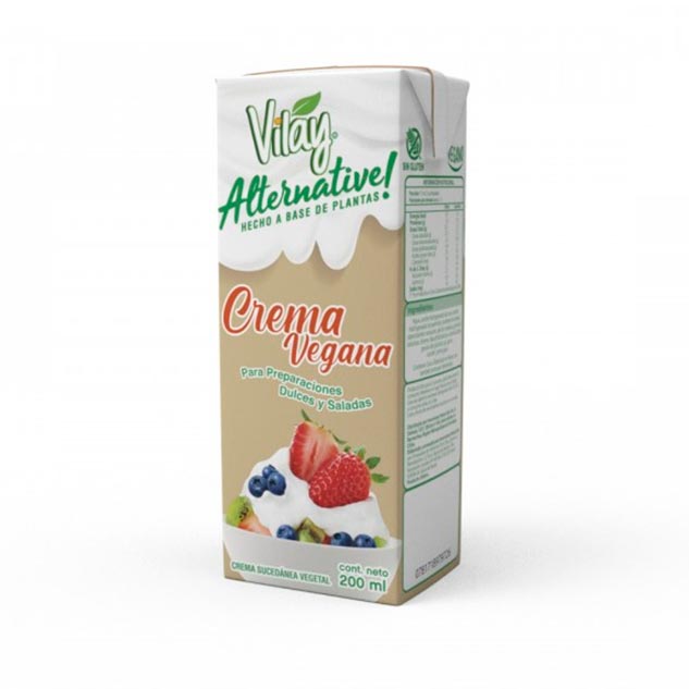 Crema Clasica Vegetal sin Azcar - Click en la imagen para cerrar