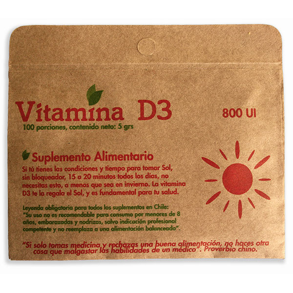Vitamina D3 en polvo