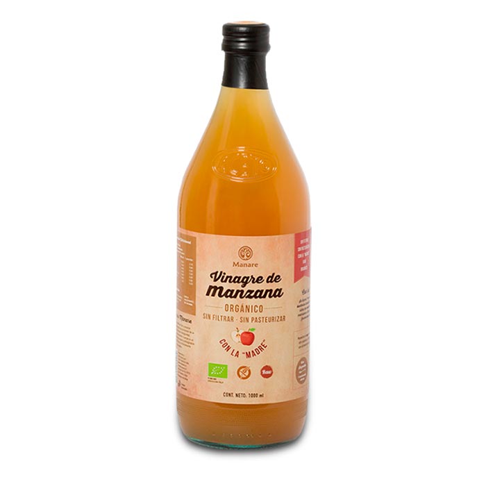 Vinagre de Manzana Orgnico 1 Litro - Manare